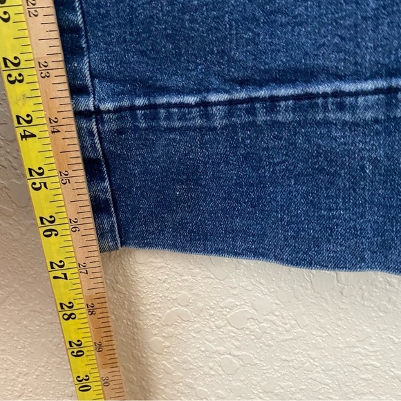 Free People Demin wide leg Jeans size 8 - Picture 10 of 15